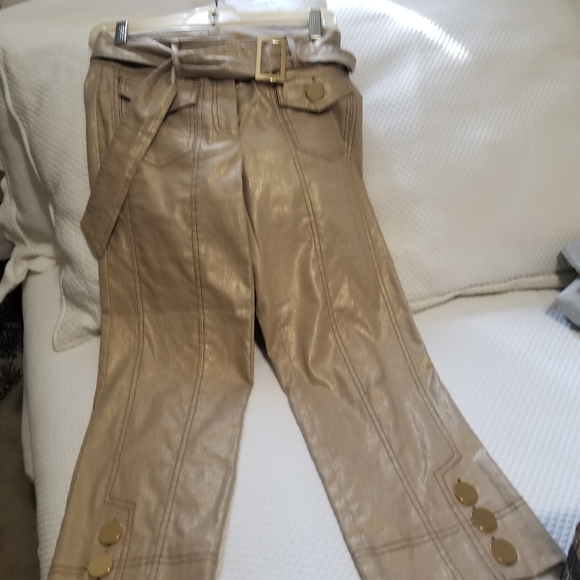 Gold pants / cashe brand. Matching coat sold separ - Picture 2 of 4